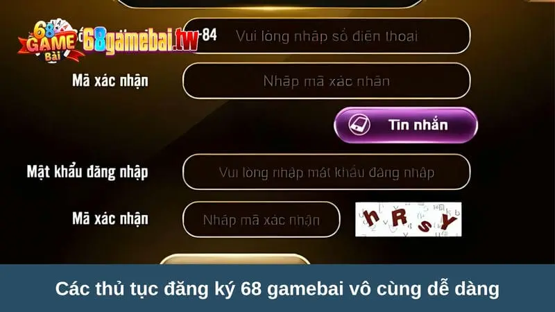 Đăng ký 68 game bài